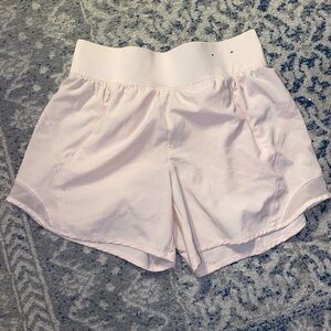 tek gear Light Pink High-Waist Athletic Shorts
